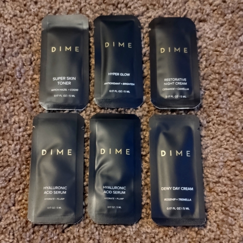 Dime beauty samples skincare NEW